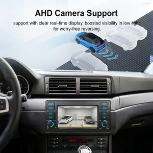 Autoradio Android sans fil avec démarrage rapide pour BMW Série 3 E46 M3, compatible CarPlay, caméra AHD et lecteur multimédia - Product Image 5