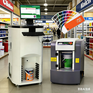 Mezclador de Pintura SORUDA de 50L con Agitador Vertical, Control Digital PLC, Acero Inoxidable, Motor de CA de 400V - Product Image 3