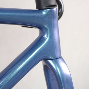 Cadre de vélo de route en fibre de carbone T1000, peinture personnalisée, super léger, câblage interne, mouvement central à disque TT-X70, patte de dérailleur UDH - Product Image 2