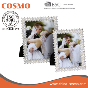 In lega di zinco D'argento o Peltro placcato <span class=keywords><strong>Photo</strong></span> <span class=keywords><strong>Frame</strong></span> con Perle - Product Image 3