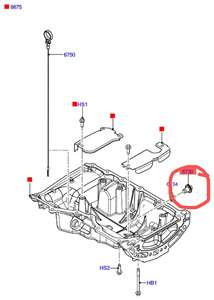 97JM6730BA 97JM-6730-BA 1013938 2261879 97JM6730CA 1E0010404 06507741AA福特55232574 55232574油底壳放油塞 - Product Image 4
