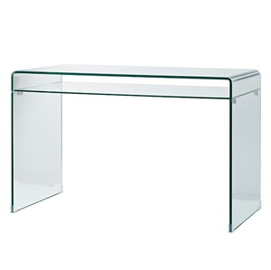 Phòng khách hiện đại hình chữ nhật hẹp bên máy tính bảng OEM tùy chỉnh thiết kế nóng cong Tempered <span class=keywords><strong>Glass</strong></span> giao diện điều khiển Bảng - Product Image 1