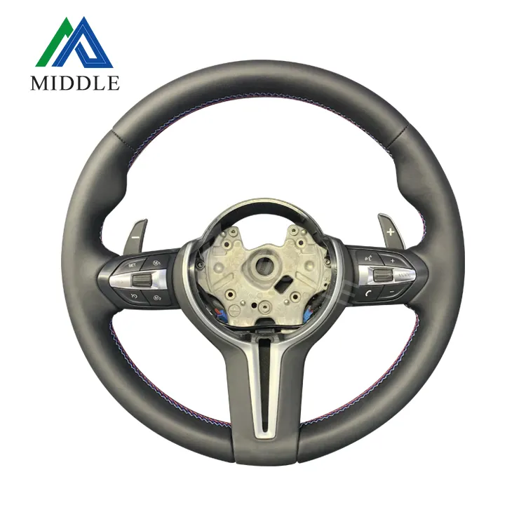 M5 Carbon Fiber LED Semi-Finish Steering Wheel For BMW M6 5 Series F10 F18 6&7 Series F01 F02