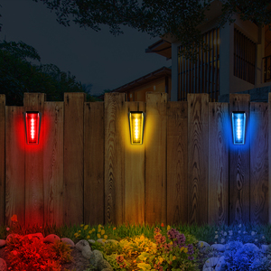 New LED Outdoor Solar <b>Wall</b> Light Garden Villa Courtyard Porch Landscape Decorative Lamp up and Down Luminous <b>Wall</b> <b>Washer</b> Lights - Product Image 6