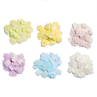 Savon Solide Jetable Fleur de Marque Privée à Dissolution Rapide Saveur de Rose Feuilles de Savon en Papier Portable/Pétales de Bain pour Spa de Beauté 1kg