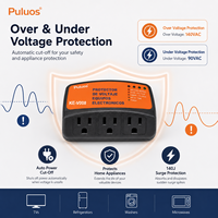 Prise de protection contre les surtensions intelligente Puluos KE-V008 110V 15A, protection contre les surtensions, 3 prises, Power Guard