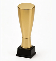 Trophées personnalisés en métal plaqué or avec logos, pour la fête des pères, la remise des diplômes, les œuvres d'art créatives, trophées de championnat sportif de haute qualité