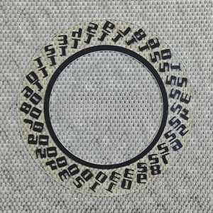 <span class=keywords><strong>Disque</strong></span> de date rotatif en verre <span class=keywords><strong>saphir</strong></span> personnalisé avec revêtement AR teinté bleu, anneau de date de remplacement compatible avec la montre 010 - Product Image 5
