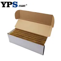 Binding Metal Spiral Coil Binding Supplies Stationery Box A4 Size High Quality Metal Spiral Binding Gold Coil Single Wire O Of Notebook Binding