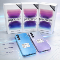 Smartphone HOT 70 Pro+ Grande Mémoire 5G Android 15 Léger et Portable