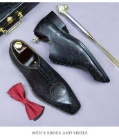 Modedesign Echte Lederschuhe für Herren Hochwertige hand gefertigte Business-Schuhe Herren Abendkleid Oxford-Schuhe