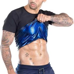 Maillot <span class=keywords><strong>de</strong></span> corps sans manches amincissant pour hommes, sauna, compression <span class=keywords><strong>de</strong></span> sueur, shapewear, brûleur <span class=keywords><strong>de</strong></span> <span class=keywords><strong>graisse</strong></span>, hauts d'entraînement - Product Image 3