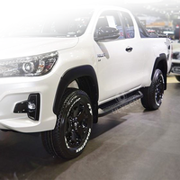Marchepied latéral pour Toyota Hilux Revo Simple Cabine, fixation par vis, barres de protection Nerf, modification tout-terrain