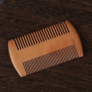 Kualitas tinggi alami grosir disesuaikan sisir janggut kayu OEM/ODM kustom Logo terbaik jenggot Kit Untuk Pria Perawatan - Product Image 4