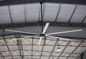 Ventilador de Techo <span class=keywords><strong>Gigante</strong></span> HVLS para Iglesia, Almacén, Fábrica, Refrigeración, Ahorro de Energía, Ventilador Grande de 24 pies con 5 Aspas - Product Image 5