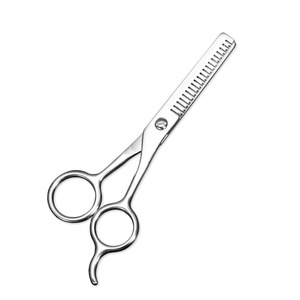 Thinning Shears Stainless Steel Single Tooth Short Handle Hair Cutting Scissors For Bangs Professional Hairdressing Tools - Product Image 3