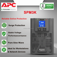 SPM3K 3kVA/2400W Onduleur monophasé en ligne avec batterie intégrée pour la sauvegarde de l'alimentation des serveurs, des équipements réseau et de bureau
