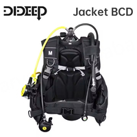 Chaqueta Negra de Nuevo Diseño BCD 16lb-40.5lb, Material de Nailon, Accesorio de Buceo y Natación con Ajuste de la Talla XXXS-XXXL