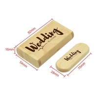Logo personnalisé en bois USB 2.0 OTG Flash Drive 128GB Pen Drive Creative Business Gift avec 64GB Memory Stick 32GB U Disk TYPE-C