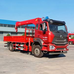 होओ 4x2 घुड़सवार क्रेन ट्रक 6 टन टेलीस्कोपिक बूम ट्रक बिक्री के लिए - Product Image 2