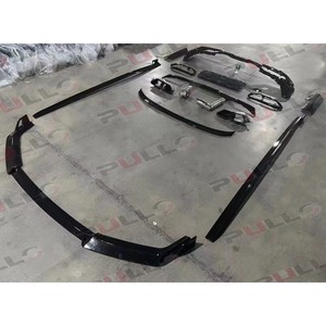 Kit de carrocería para BMW 7S G70 2023, actualización a M760, modelo Black <span class=keywords><strong>Warrior</strong></span>, incluye labio delantero, difusor trasero, tubos de cola, faldones laterales, alerón - Product Image 2