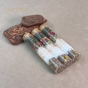 Marque privée Sel de mer au citron Sel de bain Bougie Coffret cadeau Soulagement des allergies Corps Spa avec une belle relaxation infusée d'ambre - Product Image 2