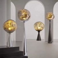 Lampe de sol en lave haut de gamme, style postmoderne, luxe léger, style décoratif pour salon, chambre, bureau, lumière d'ambiance créative