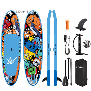 ราคาโรงงานขายส่ง 350 ซม. 11'6 ฟุต ดีไซน์ใหม่ ยูเกียบอร์ดเป่าลมแบบยืนพาย สำหรับกีฬาทางน้ำ WHALE ราคาขายส่ง Sup B - Product Image 6