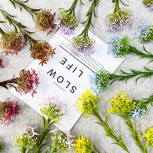 Usine de fleurs artificielles Meiyu Craft, décorations florales en edelweiss artificiel, fleurs en plastique pour la décoration de Noël à la maison - Product Image 2