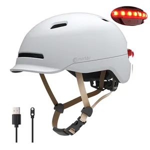Superbsail 스마트 4u 자전거 램프 사이클링 테일 라이트 자전거 성인 헬멧 MTB 도로 Xiaomi 스포츠 도시 전기 스쿠터 헬멧
