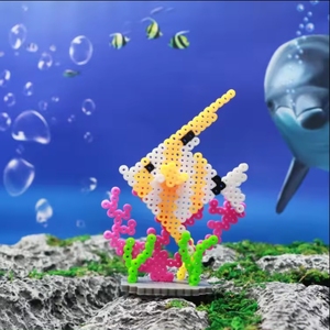 Jouets pour enfants pas chers, personnalisables, puzzles 3D d'<span class=keywords><strong>animaux</strong></span> marins, jouets en <span class=keywords><strong>perles</strong></span> Hama, mini <span class=keywords><strong>perles</strong></span> à <span class=keywords><strong>repasser</strong></span>, jouets éducatifs pour tout-petits - Product Image 3