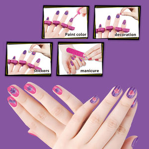 Ensemble de jeux de beauté pour enfants, jouets de vernis à ongles, ensemble de beauté pour filles, jouet de manucure, jeu de simulation DIY, ensemble cadeau pour filles - Product Image 3