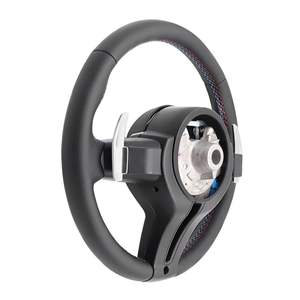 Volante de cuero deportivo M personalizado para coche para <span class=keywords><strong>BMW</strong></span> E90 E60 E46 E81 E82 E87 E88 E89 E91 E92 E93 E61 E84 E70 E72 E71 M3 <span class=keywords><strong>M5</strong></span> - Product Image 3