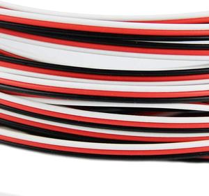 Línea 3P para Futaba JR RC Servo Hobby modelo avión cableado al por mayor 26AWG Servo Cable personalizado longitud Color alta calidad PVC - Product Image 3