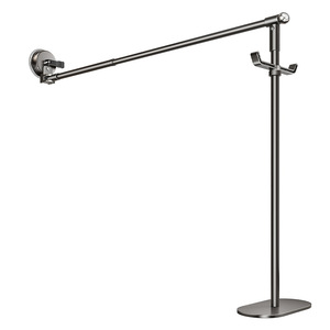 ราวตากผ้าแบบยืดหดได้ติดตั้งบนพื้นพร้อมถ้วยดูดสุญญากาศสำหรับระเบียง ดีไซน์มินิมอลสำหรับใช้ภายในและภายนอกอาคาร - Product Image 5