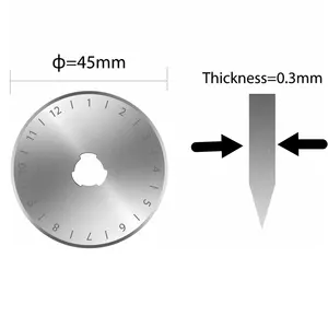 Custom Goedkope Goede Prijs 45Mm Roterend Snijblad