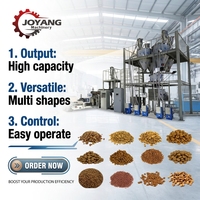 Ligne de production d'extrusion à double vis à haute capacité, contrôlée par PLC automatique, pour la fabrication de croquettes sèches pour animaux de compagnie (chiens et chats)