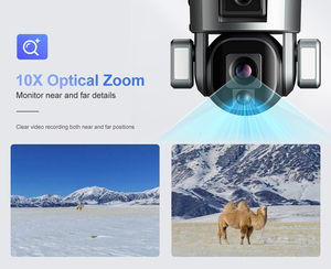 Cámara Solar Wifi Xmeye de Alta Calidad con Luz, Tarjeta SIM 4G, Detección por IA, Luz de Relleno, Visión Nocturna, <span class=keywords><strong>IR</strong></span> de 30M, 128GB, PTZ - Product Image 2