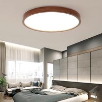 Plafonnier LED en acrylique à montage en surface pour salon et chambre à coucher, design minimaliste moderne, interrupteur rond, éclairage intelligent pour la maison