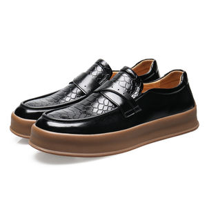 Summer Dress Shoes <b>Big</b> <b>Toe</b> Retro Height Increasing Oxford Shoes Breathable Waterproof Walking Style Shoes - Product Image 6