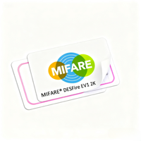 Carte intelligente NFC MIFARE DESFire EV3 2K/4K/8K 13,56 MHz, carte RFID haute sécurité pour systèmes de contrôle d'accès et de paiement