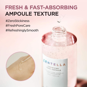 Ampoule rafraîchissante OEM Centella Poremizing sous marque privée, sérum apaisant hydratant et minimisant les pores <span class=keywords><strong>pour</strong></span> peaux grasses et mixtes - Product Image 3