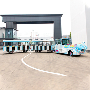 <span class=keywords><strong>Train</strong></span> électrique sans rails commercial pour extérieur, attraction de centre commercial, <span class=keywords><strong>petit</strong></span> <span class=keywords><strong>train</strong></span> électrique à batterie pour enfants, manège de parc d'attractions - Product Image 1