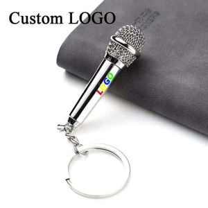 Floral Motif <b>Mini</b> <b>Microphone</b> Keychain - Business Promotion and Giveaways - Product Image 4