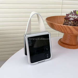 Capa protetora com moldura frontal para Samsung para Galaxy Z Flip 6 <span class=keywords><strong>5</strong></span> 4 3 Bolsa de mão Estilo Wrist Belt Mobile Phone <span class=keywords><strong>Case</strong></span> - Product Image 4