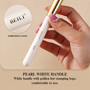 Professional Makeup Brush <b>Set</b> 32pcs White Handle Gold Ferrule Synthetic Hair Foundation Face Beauty Tools - Product Image 3