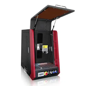 OV laser enclosed 100W jewellery engraving machine 100 watts jewelry gold engraver cutter with smoke extractor