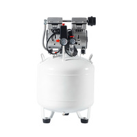 Compresseur d'air vertical silencieux sans huile YM750-40L, moteur tout cuivre, garantie 5 ans, 220V ; portable pour usage dentaire et esthétique