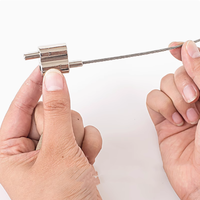 Pince à câble en acier inoxydable autobloquante, support de câble réglable pour système de suspension