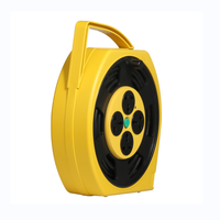 Enrouleur de câble rétractable avec multiprise mâle BS et multiprise femelle IEC, câble multi-prises 110V/220V, longueur personnalisable pour usage extérieur